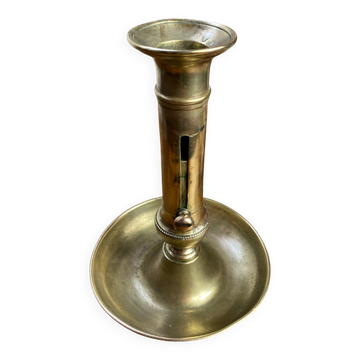 Push candle holder in brass