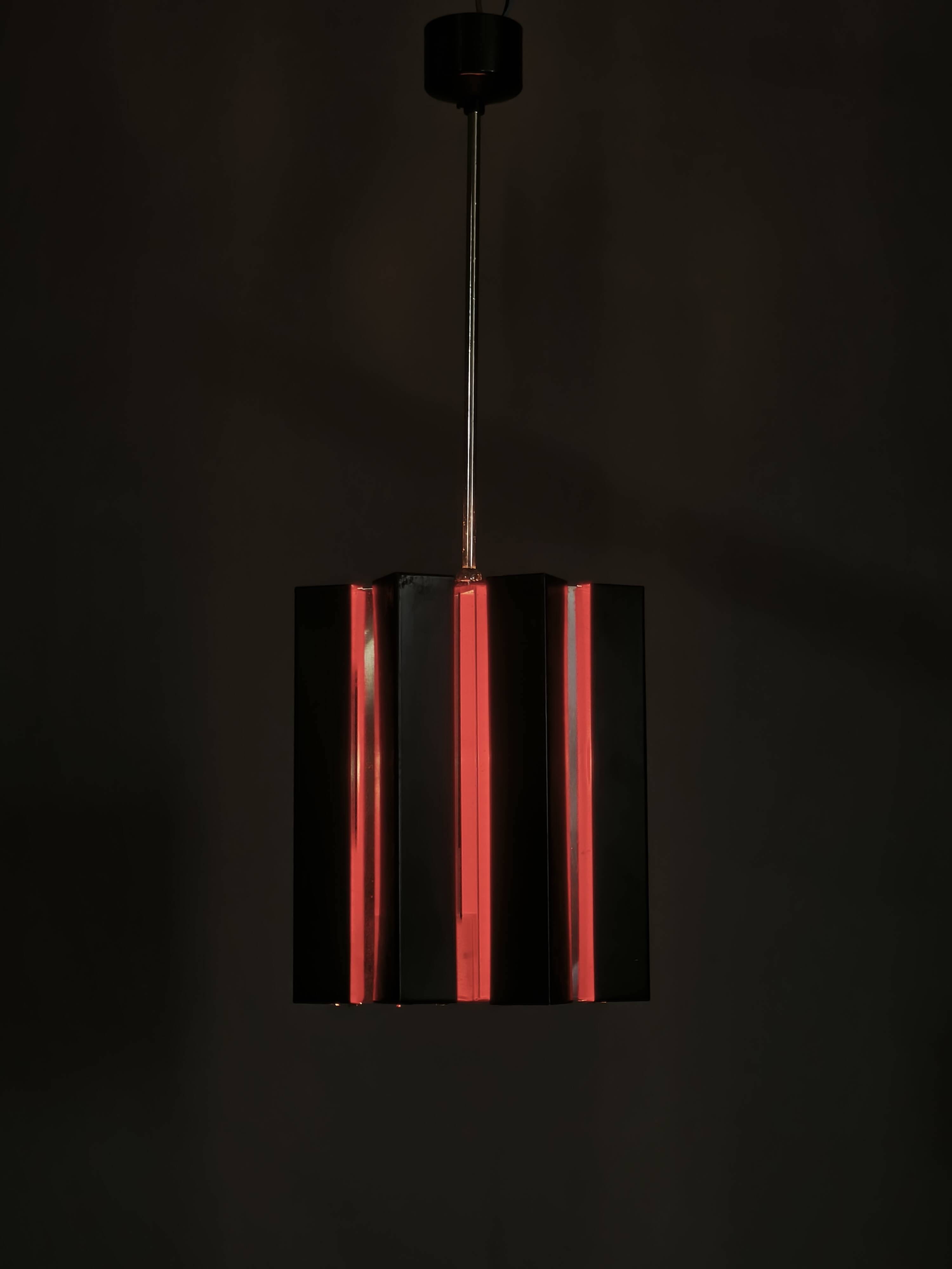 1960s Napako Space Age Pendant Light, Czechoslovakia