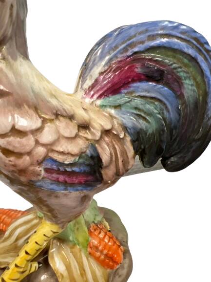 Coq en céramique