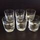 Set of 6 Sèvre crystal whiskey glasses