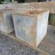 Pair of cast iron planters