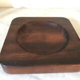 Vintage trinket bowl in solid wood