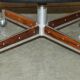 Executive office chair model 419 Arne Vodder for Sibast in hardwood and leather.