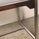 Metal and rosewood desk by Claude Gaillard for Ligne Roset 70'S