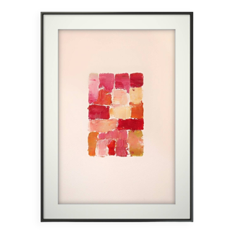 Abstract knife painting