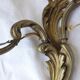Paire d'appliques bronze