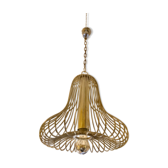 Hanging lamp from Sciolari chrome space age