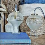 Transparent vintage portable lamp
