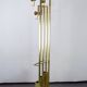 Mid-Century Brass and Wood Coat Rack. Italy 1970s