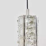 Bakalowits Vienna, up to three faceted crystal pendant lamps, Austria, 1960s