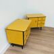Pair of yellow bedside tables
