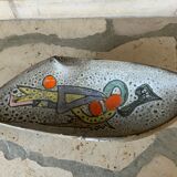 1950s enamelled earthenware cut