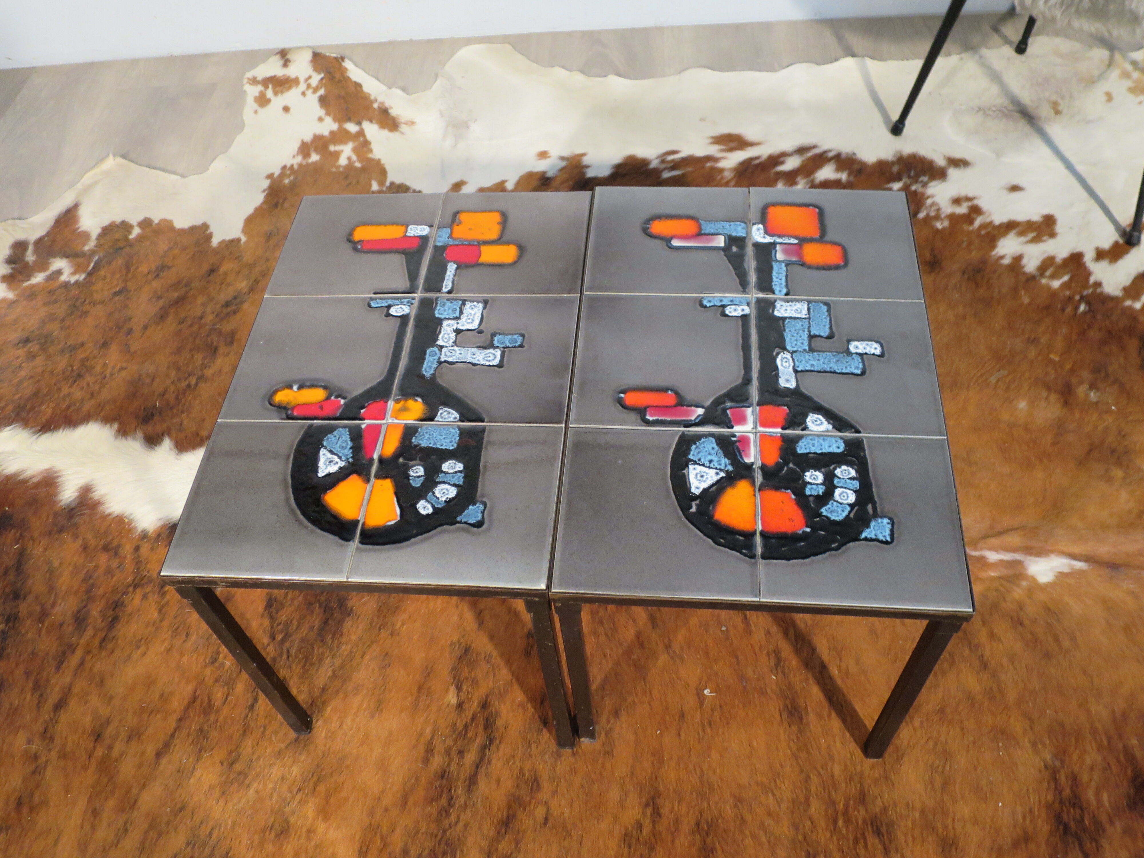 Set of 2 ceramic coffee tables