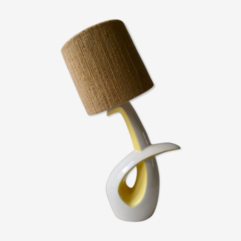 Freeform lamp in two-tone ceramic, Ceramidi, 60s