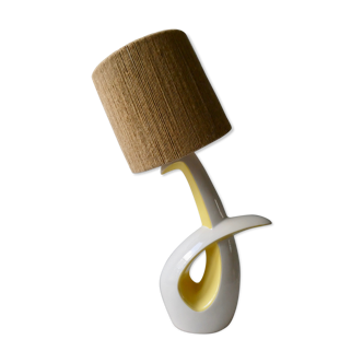 Freeform lamp in two-tone ceramic, Ceramidi, 60s