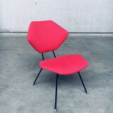 Set of Mid-Century Modern Low Side Chairs, Italy, 1950s