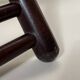 Set de quatre chaises pliantes en bois et cannage