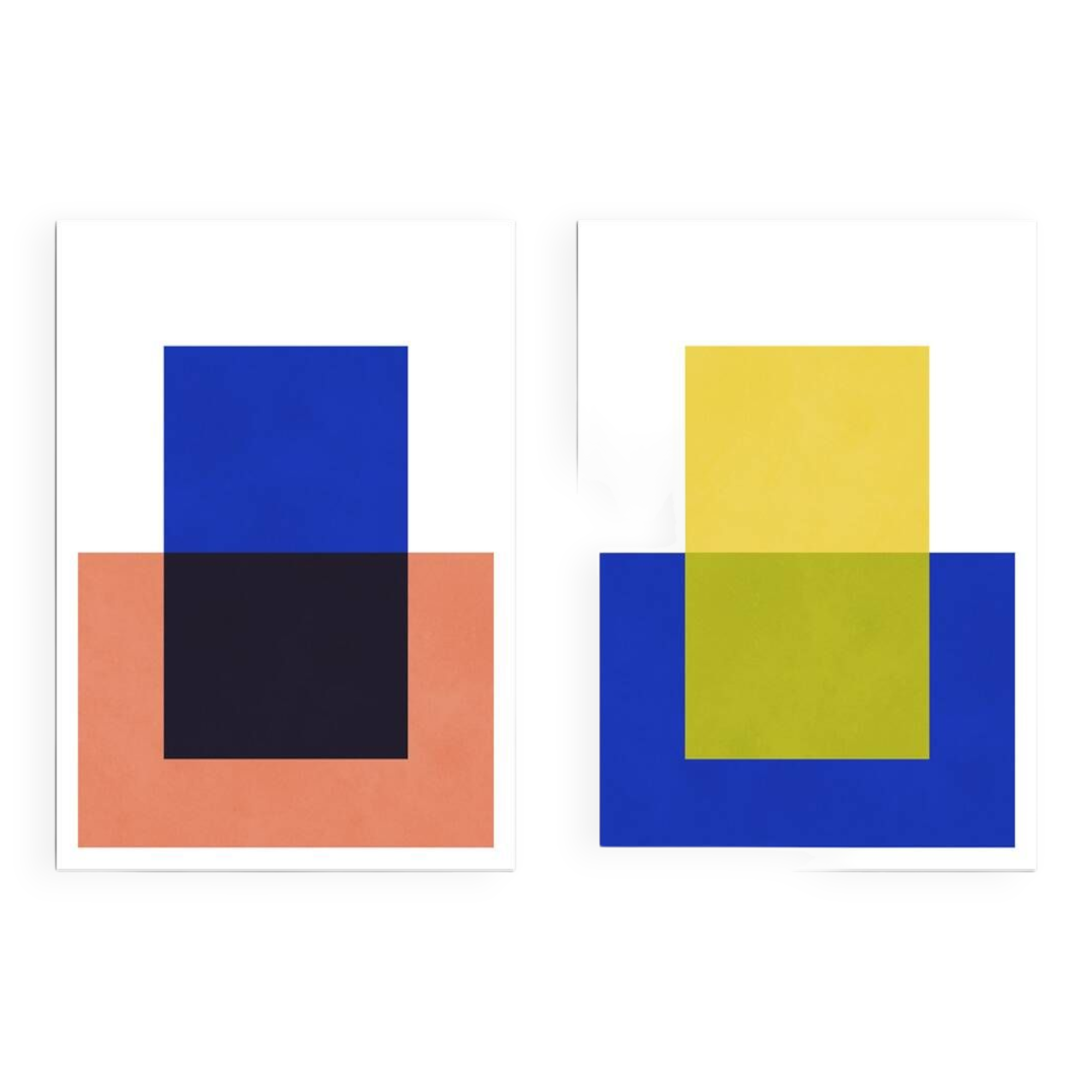 2 geometric art prints. (50x70cm)