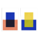 2 impressions d'art géométriques