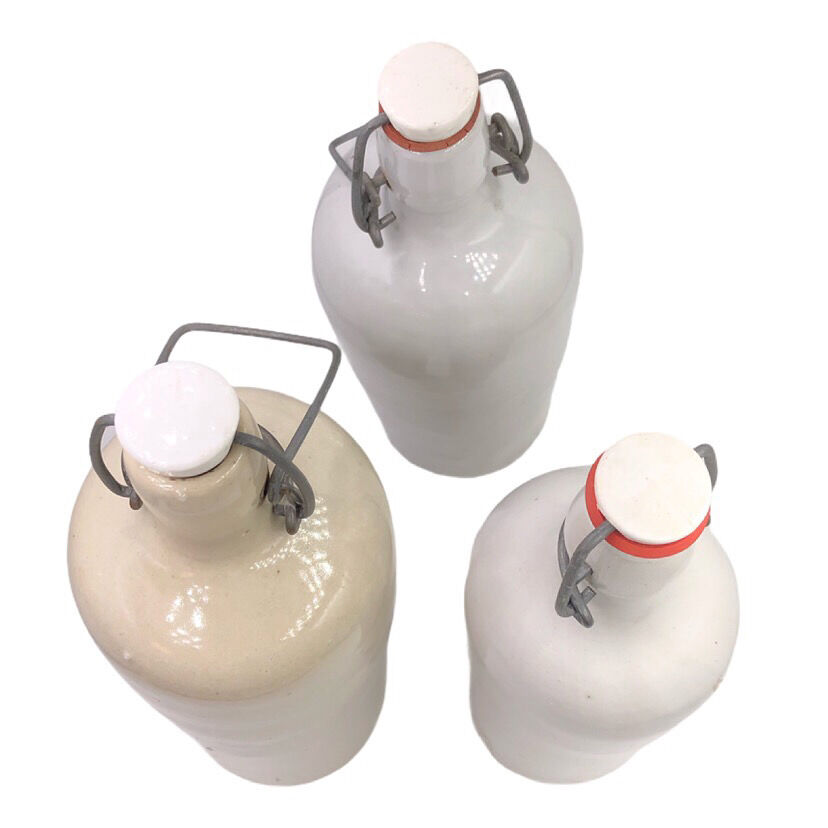 Old sandstone bottles