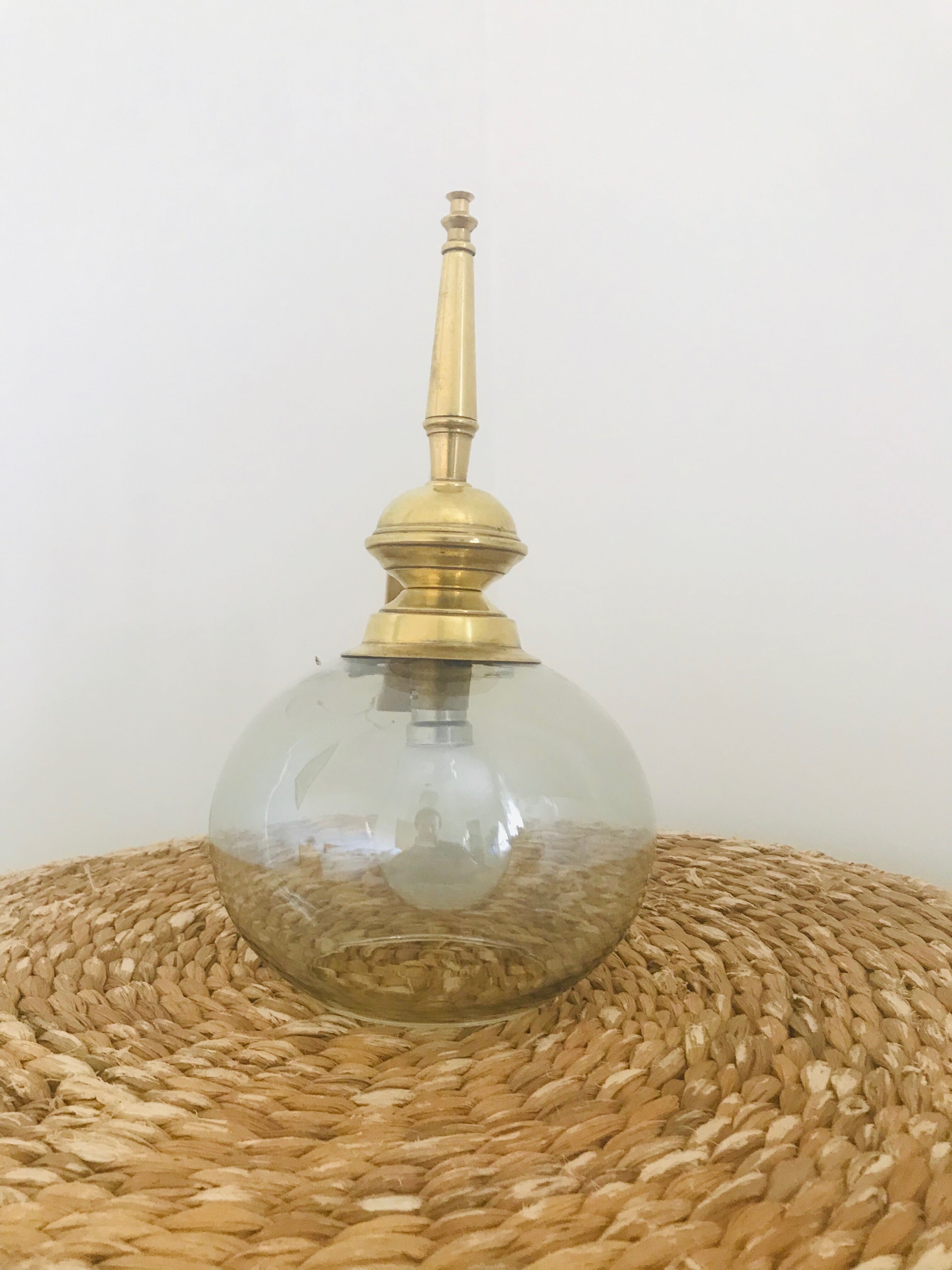 Vintage brass sconce