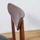 Chaises mid-century en palissandre, danemark, set de 4