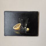 Still life oil on canvas contemporary painting
