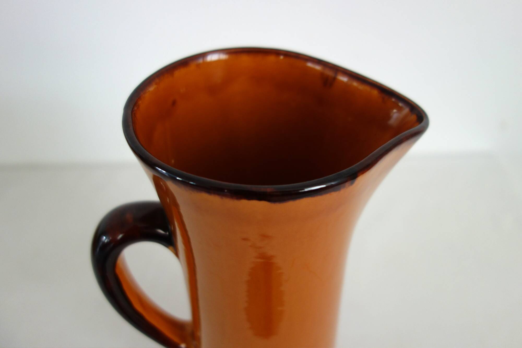 Vintage orangeade service signed Claude Paci, Vallauris, 1970s