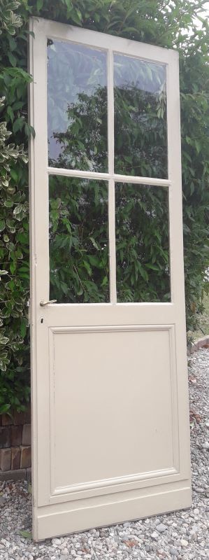 Old glazed communication door, 81x224cm