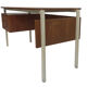 Vintage desk of the 1960s in teak veneer