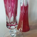 6 vintage champagne flutes