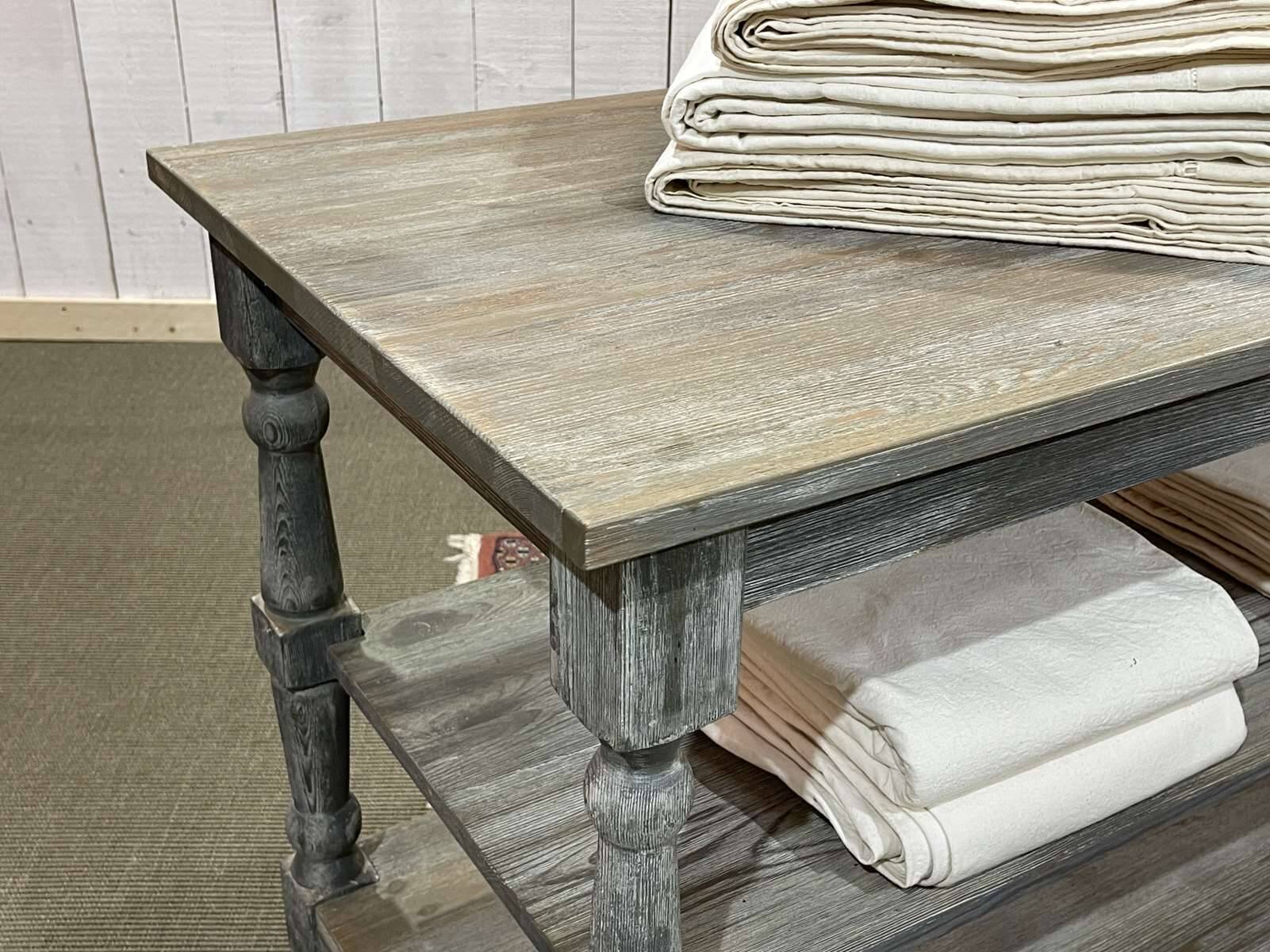 20th century draper's table in fir