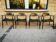 Suite of 4 design chairs by ag barcelona