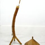 Lampadaire en bambou, années 1950