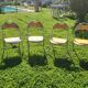 Set of 4 folding chairs, 1960-70