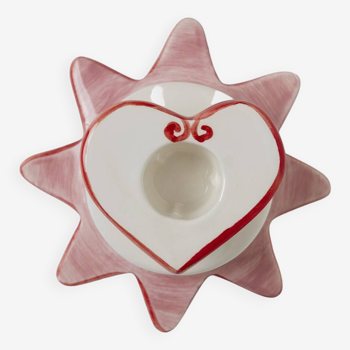 Star-heart candle holder