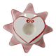 Star-heart candle holder