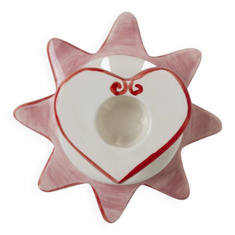 Star-heart candle holder