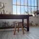 Rustic farmhouse table, solid oak, 2m