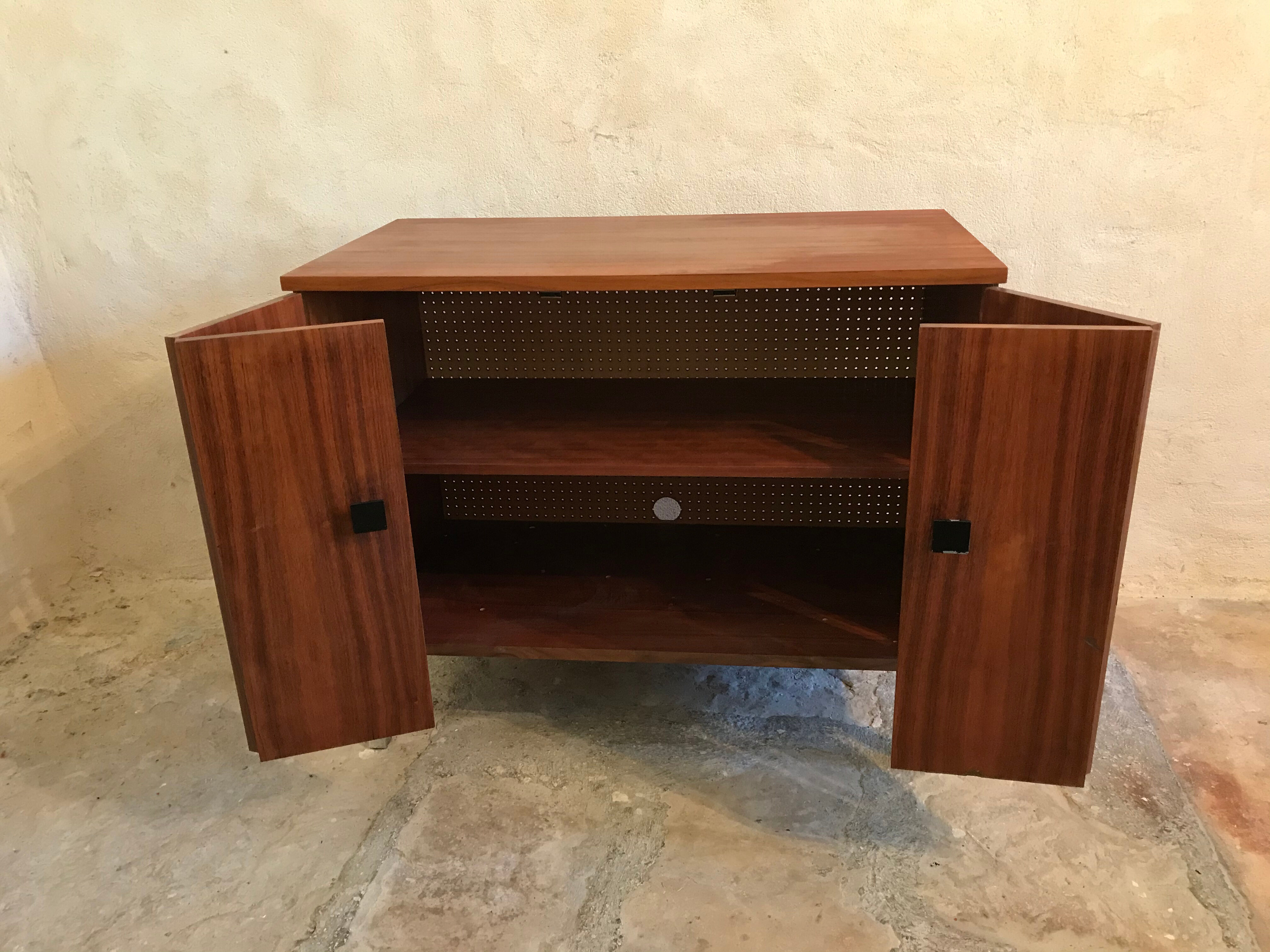 1960's vintage two-door storage unit