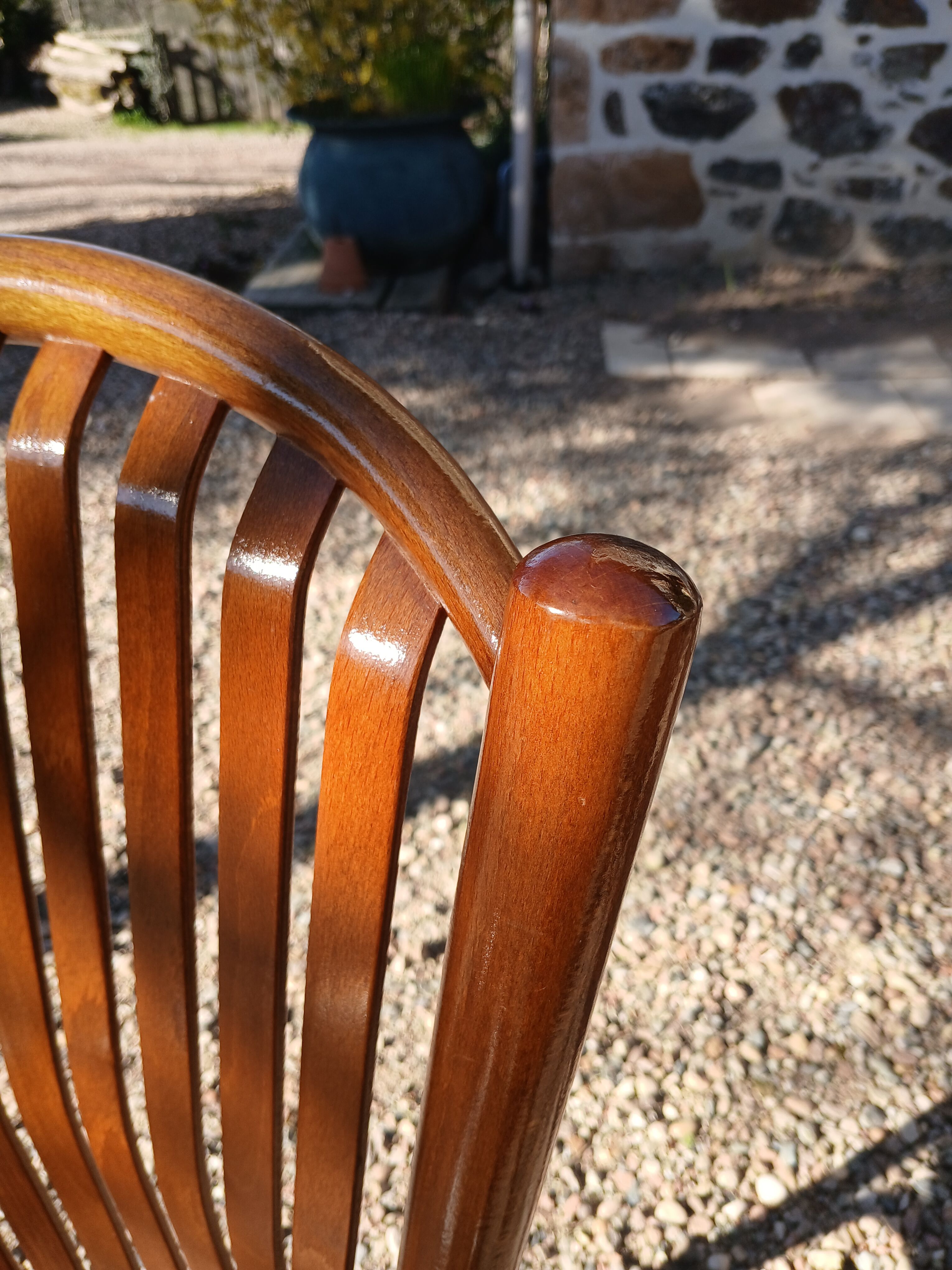 2 Thonet style bistro chairs