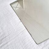 Large vintage beveled arch mirror