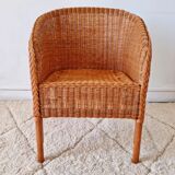 Rattan armchairs
