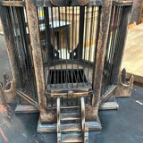 Handcrafted teak cage