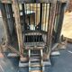 Handcrafted teak cage