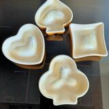 Sicard 4 earthenware collection ashtrays