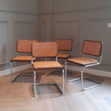 Suite of 4 chairs Cesca Marcel Breuer 60:70s