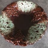 Fruit cup ceramic centerpiece decorated with bunch of grapes, numbered