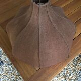Lampshade in brown fabric