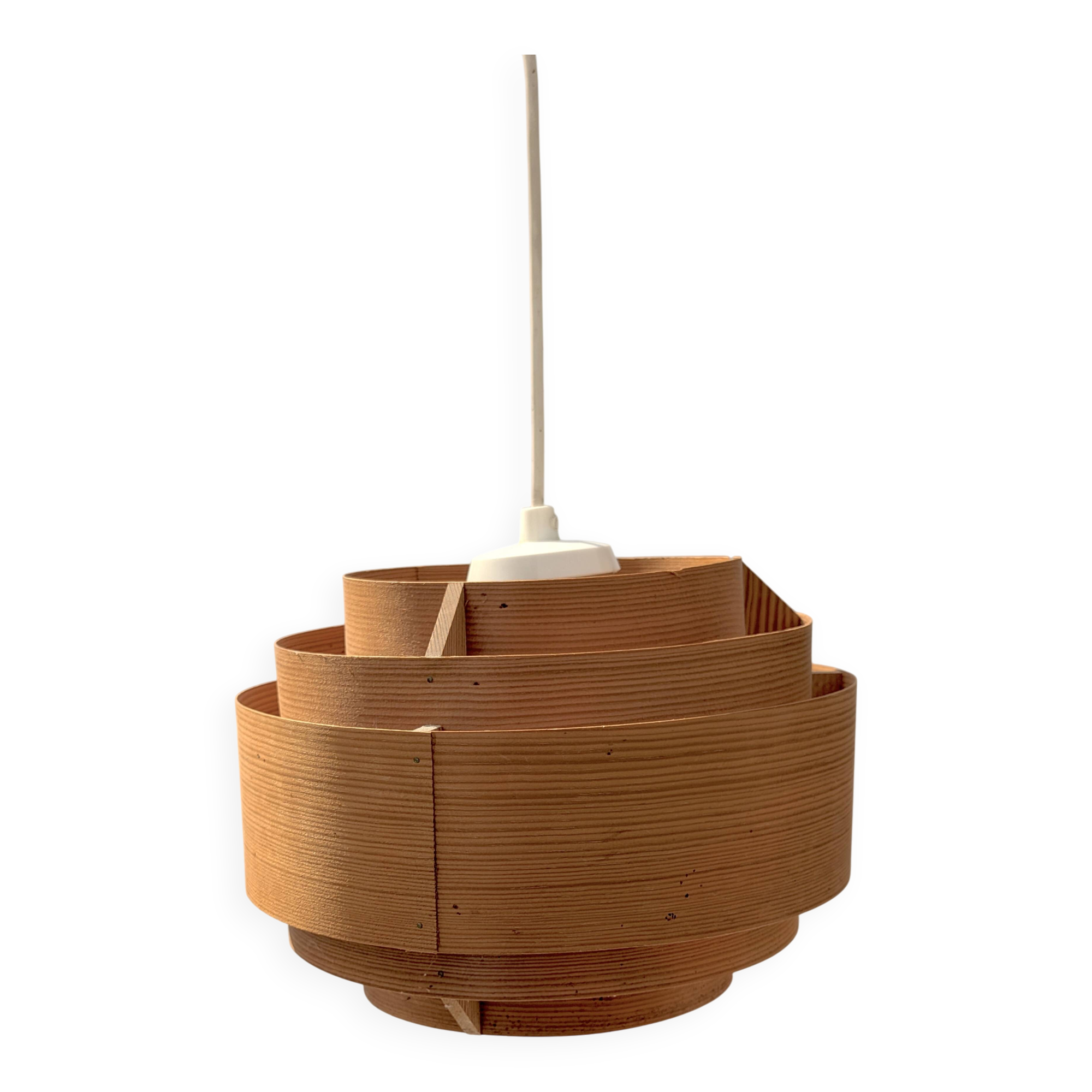 Suspension in pine veneer by Hans-Agne Jakobsson